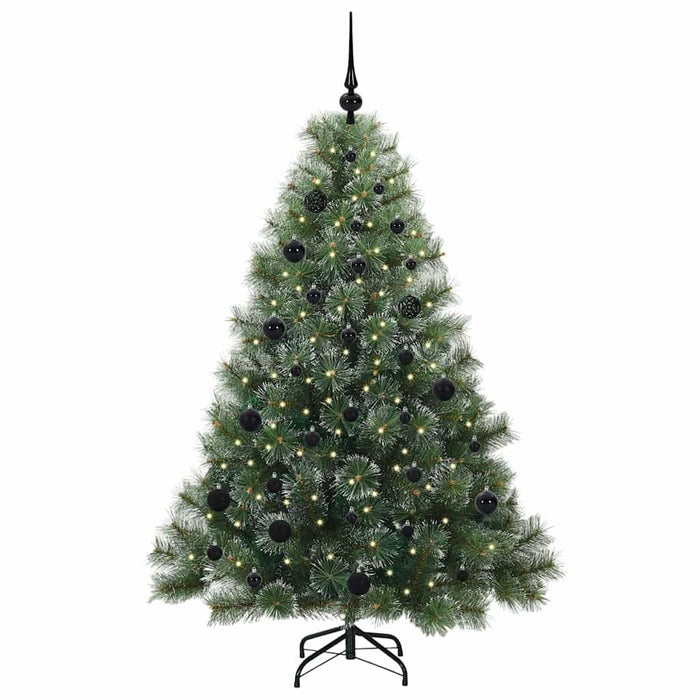 Brad de Crăciun artificial cu 150 LED Verde 150 cm PE și PVC - WALTI WALTI