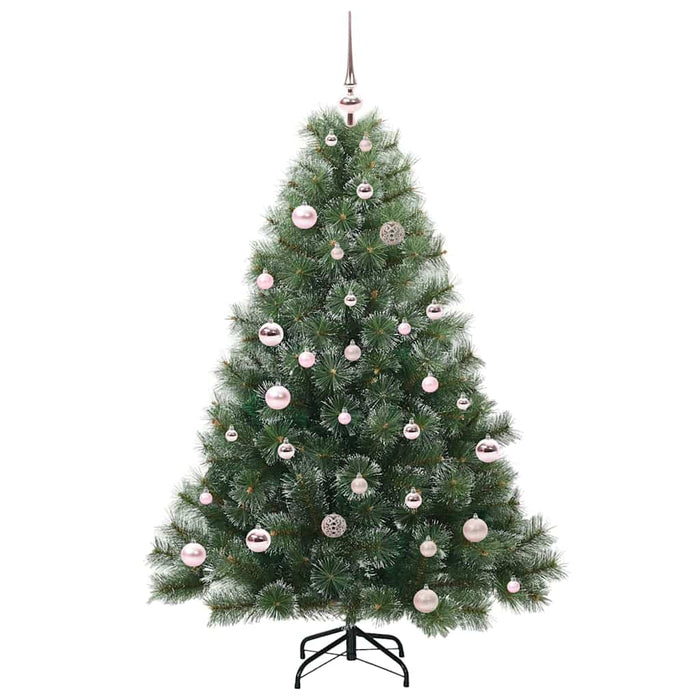 Brad de Crăciun artificial cu 150 LED Verde 150 cm PE și PVC - WALTI WALTI