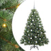 Brad de Crăciun artificial cu 150 LED Verde 150 cm PE și PVC - WALTI WALTI