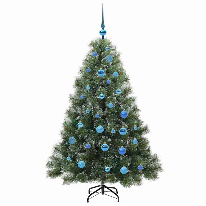 Brad de Crăciun artificial cu 150 LED Verde 150 cm PE și PVC - WALTI WALTI