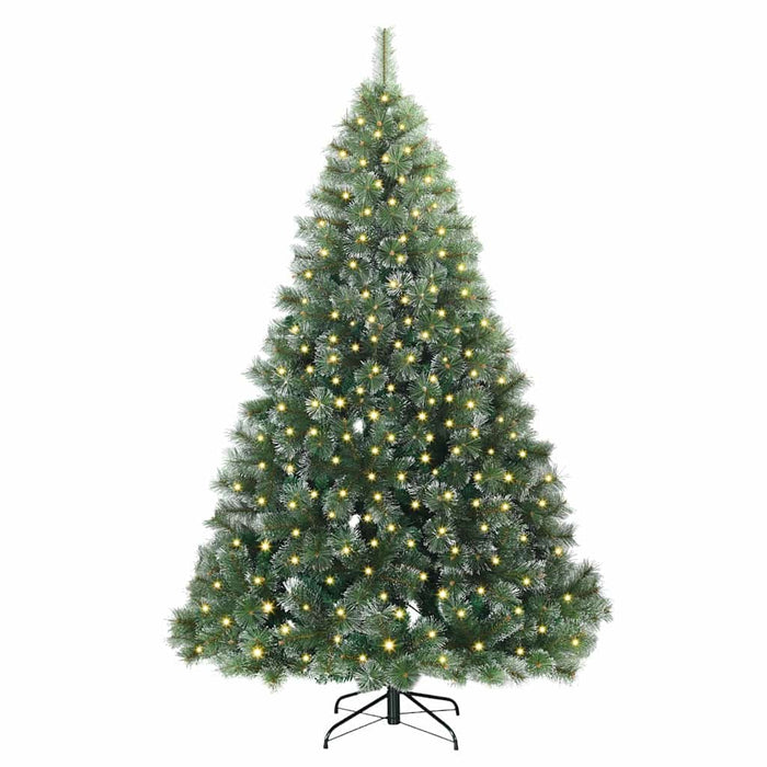 Brad de Crăciun artificial cu 300 LED Verde 180 cm PE și PVC - WALTI WALTI