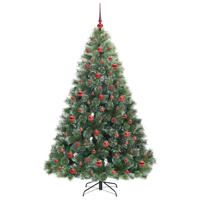 Brad de Crăciun artificial cu 300 LED Verde 180 cm PE și PVC - WALTI WALTI