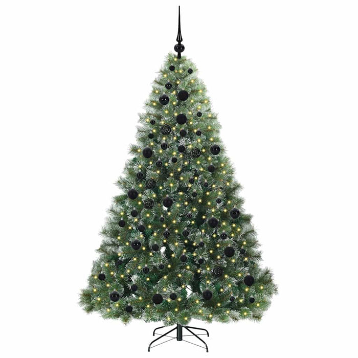Brad de Crăciun artificial cu 300 LED Verde 180 cm PE și PVC - WALTI WALTI
