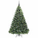 Brad de Crăciun artificial cu 300 LED Verde 180 cm PE și PVC - WALTI WALTI