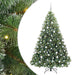 Brad de Crăciun artificial cu 300 LED Verde 180 cm PE și PVC - WALTI WALTI
