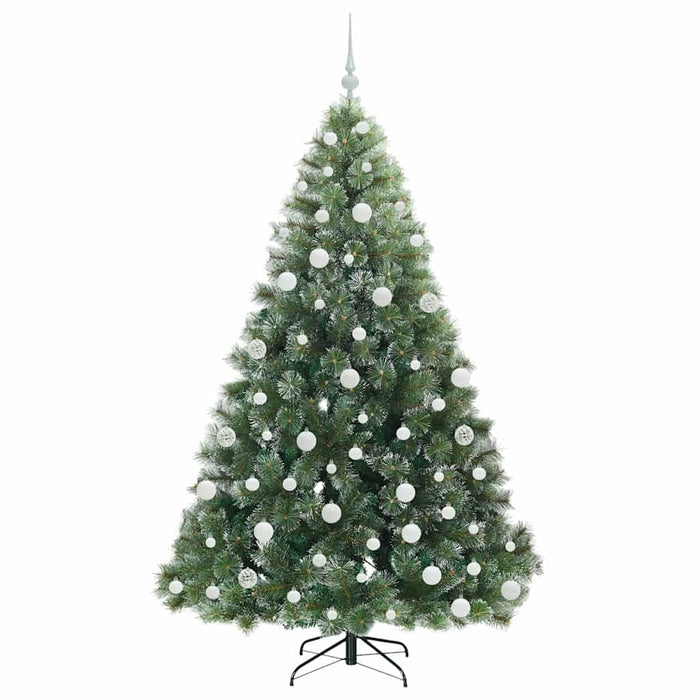 Brad de Crăciun artificial cu 300 LED Verde 180 cm PE și PVC - WALTI WALTI