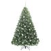 Brad de Crăciun artificial cu 300 LED Verde 180 cm PE și PVC - WALTI WALTI