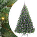 Brad de Crăciun artificial cu 300 LED Verde 180 cm PE și PVC - WALTI WALTI