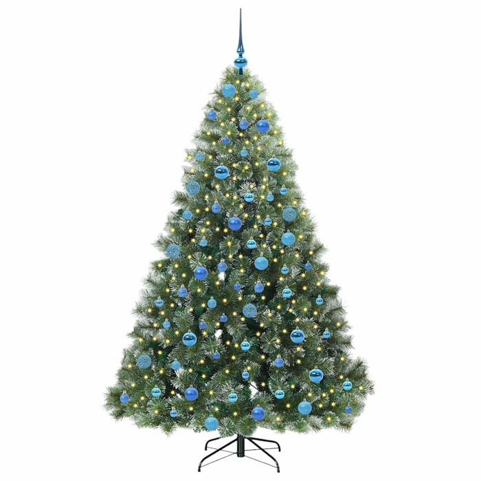 Brad de Crăciun artificial cu 300 LED Verde 180 cm PE și PVC - WALTI WALTI