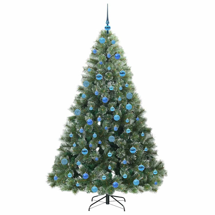 Brad de Crăciun artificial cu 300 LED Verde 180 cm PE și PVC - WALTI WALTI
