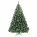 Brad de Crăciun artificial cu 300 LED Verde 210 cm PE și PVC - WALTI WALTI