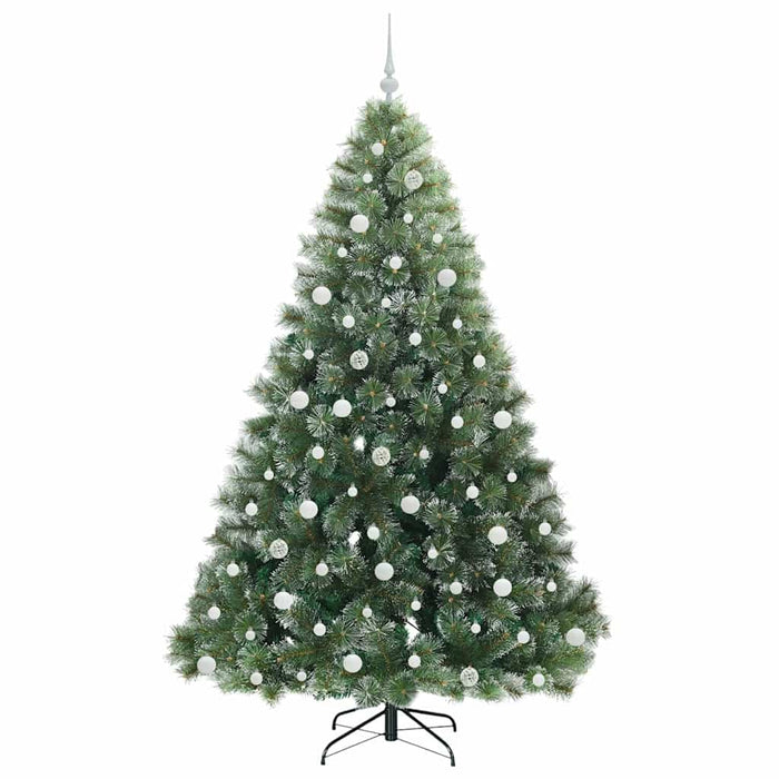 Brad de Crăciun artificial cu 300 LED Verde 210 cm PE și PVC - WALTI WALTI