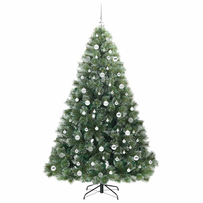 Brad de Crăciun artificial cu 300 LED Verde 210 cm PE și PVC WALTI