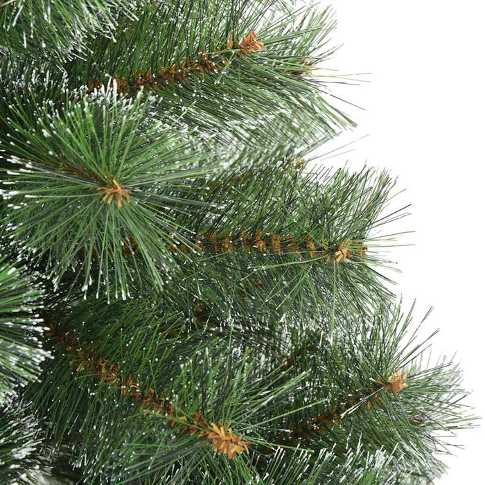 Brad de Crăciun artificial cu 300 LED Verde 210 cm PE și PVC - WALTI WALTI