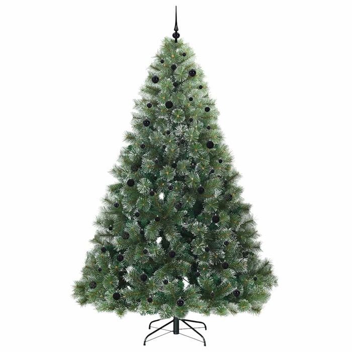 Brad de Crăciun artificial cu 300 LED Verde 240 cm PE și PVC - WALTI WALTI