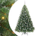 Brad de Crăciun artificial cu 300 LED Verde 240 cm PE și PVC - WALTI WALTI