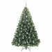 Brad de Crăciun artificial cu 300 LED Verde 240 cm PE și PVC - WALTI WALTI