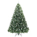 Brad de Crăciun artificial cu 300 LED Verde 240 cm PE și PVC - WALTI WALTI