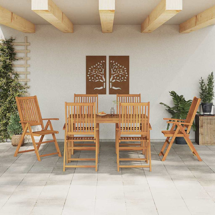 Set de masă pentru grădină 7 pcs Maro Lemn Solid de Acacia - WALTI WALTI