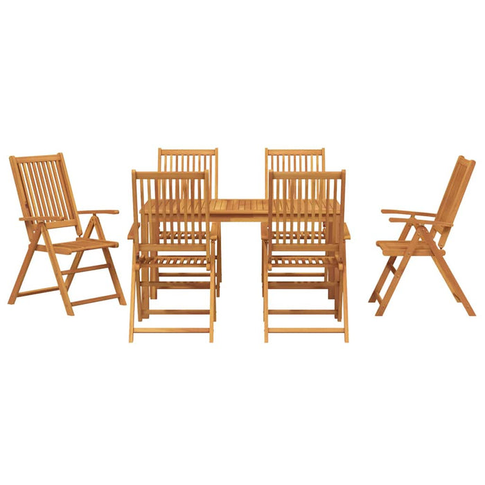Set de masă pentru grădină 7 pcs Maro Lemn Solid de Acacia - WALTI WALTI