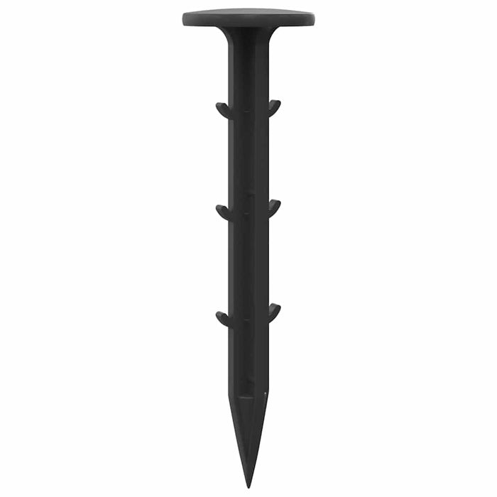 Coroane de pământ 100 pcs Negru Ø3 x 11 cm Plastic - WALTI WALTI