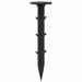 Coroane de pământ 100 pcs Negru Ø3 x 11 cm Plastic - WALTI WALTI