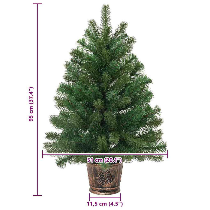 Brad de Crăciun artificial Verde 95 cm PVC, PE și oțel WALTI
