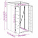 Depozitare pentru pubela cu acoperiș pentru ghiveci, pentru pubela unică de 240L - WALTI WALTI