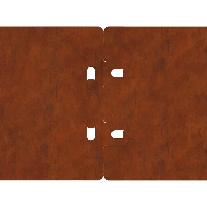 Margine pentru gazon 30 buc. 20 x 103 cm Ruginit WALTI