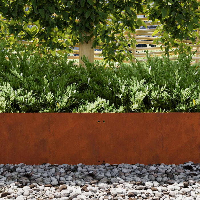 Margine pentru gazon 30 buc. 20 x 103 cm Ruginit WALTI