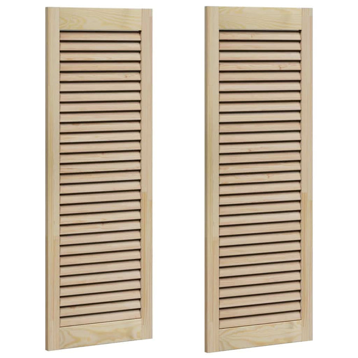 Uși de cabinet 2 pcs Maro 110 x 39.5 x 2.1 cm Lemn masiv de pin - WALTI WALTI