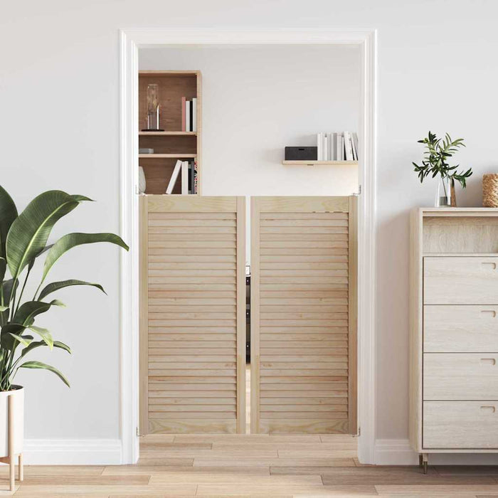 Uși de cabinet 2 pcs Maro 110 x 49.5 x 2.1 cm Lemn masiv de pin - WALTI WALTI