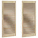 Uși de cabinet 2 pcs Maro 110 x 49.5 x 2.1 cm Lemn masiv de pin - WALTI WALTI