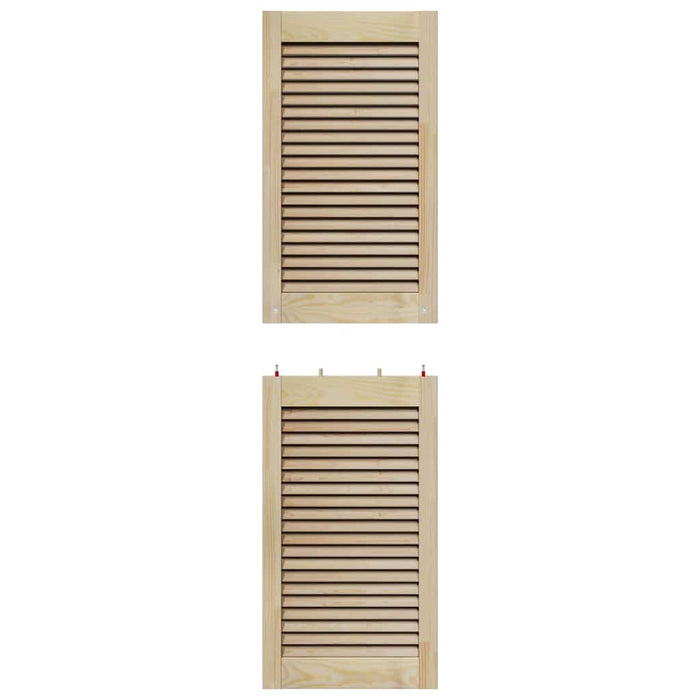 Ușă de Dulap natural 140,5 x 2,1 x 39,5 cm Lemn de pin masiv - WALTI WALTI