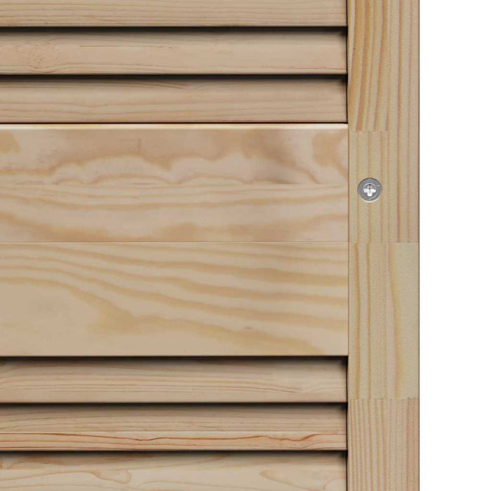 Ușă de Dulap natural 140,5 x 2,1 x 39,5 cm Lemn de pin masiv - WALTI WALTI