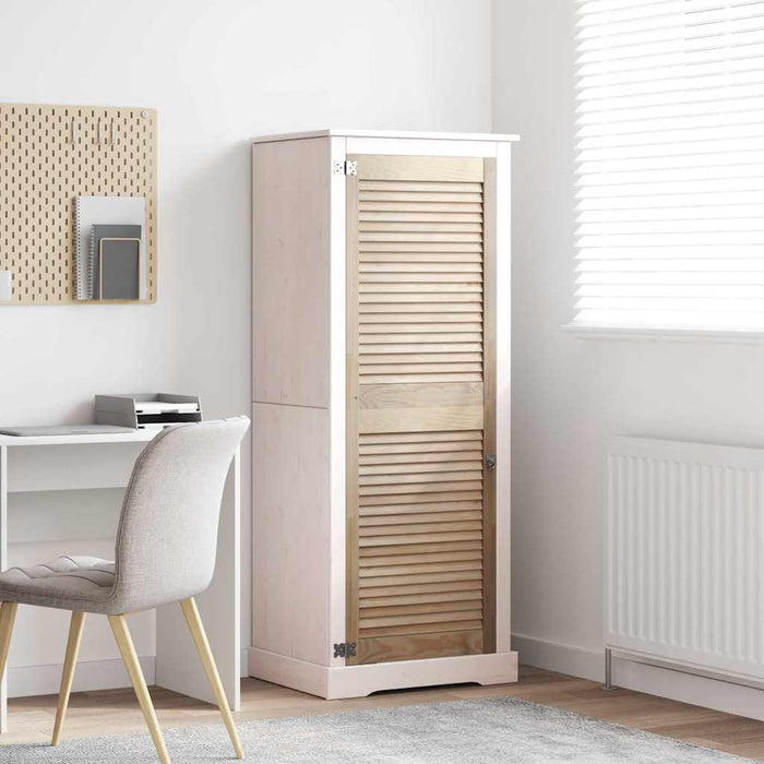 Ușă de Dulap natural 49,5 x 2,1 x 140,5 cm Lemn de pin masiv - WALTI WALTI