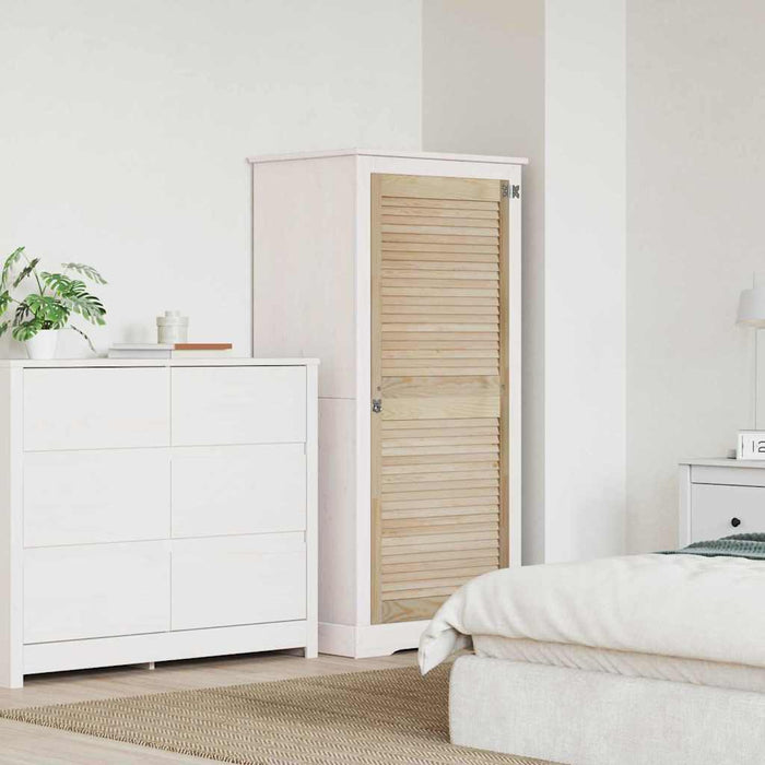 Ușă de Dulap natural 140,5 x 2,1 x 59,5 cm Lemn de pin masiv - WALTI WALTI