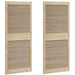 Ușă de Dulap cu ușă 2 pcs natural 140,5 x 2,1 x 59,5 cm - WALTI WALTI