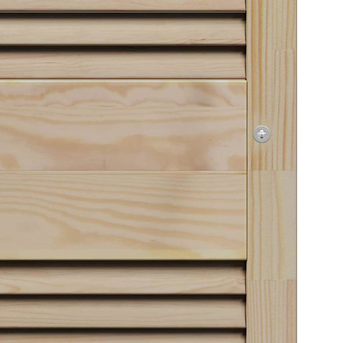 Ușă de Dulap natural 170 x 2,1 x 39,5 cm Lemn de pin masiv - WALTI WALTI