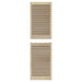 Ușă de Dulap natural 170 x 2,1 x 49,5 cm Lemn de pin masiv - WALTI WALTI