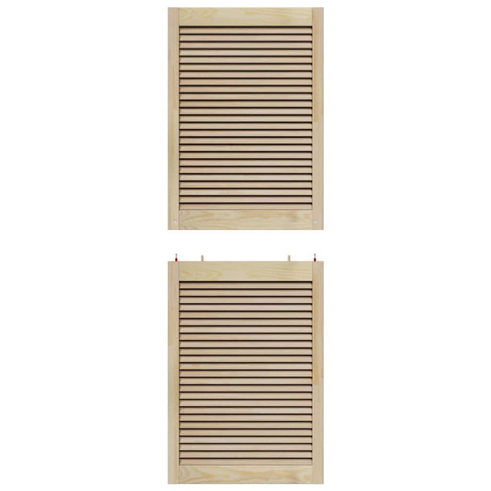 Ușă de Dulap natural 170 x 2,1 x 59,5 cm Lemn de pin masiv - WALTI WALTI
