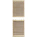 Ușă de Dulap natural 170 x 2,1 x 59,5 cm Lemn de pin masiv - WALTI WALTI