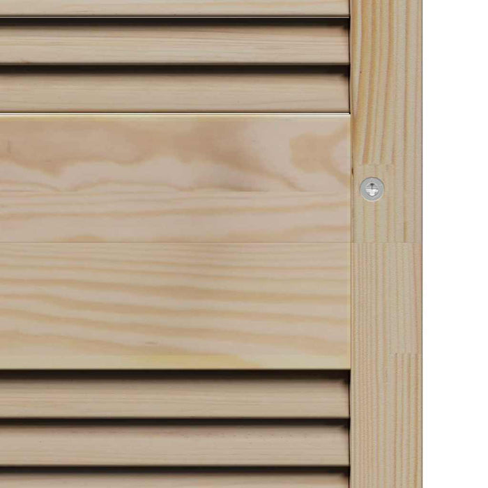 Ușă de Dulap natural 170 x 2,1 x 59,5 cm Lemn de pin masiv - WALTI WALTI