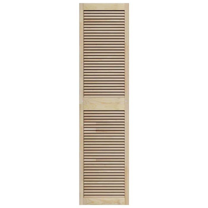 Ușă de Dulap natural 201 x 2,1 x 49,5 cm Lemn de pin masiv - WALTI WALTI