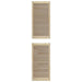 Ușă de Dulap cu ușă 2 pcs natural 201 x 2,1 x 49,5 cm - WALTI WALTI