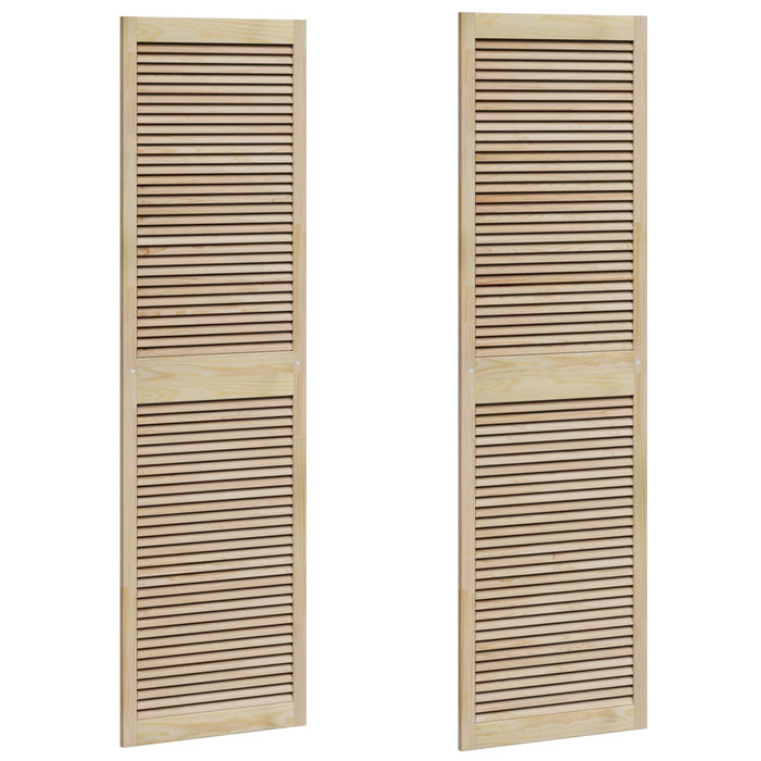 Ușă de Dulap cu ușă 2 pcs natural 201 x 2,1 x 59,5 cm - WALTI WALTI