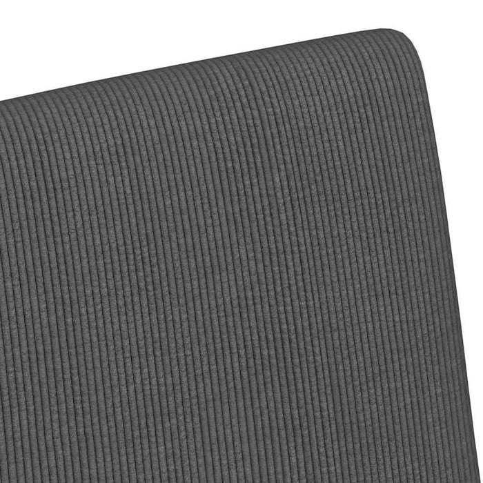 Scaune de dining cu roți 2 pcs Gri închis 57 x 66 x 94 cm - WALTI WALTI