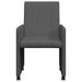Scaune de dining cu roți 2 pcs Gri închis 57 x 66 x 94 cm - WALTI WALTI