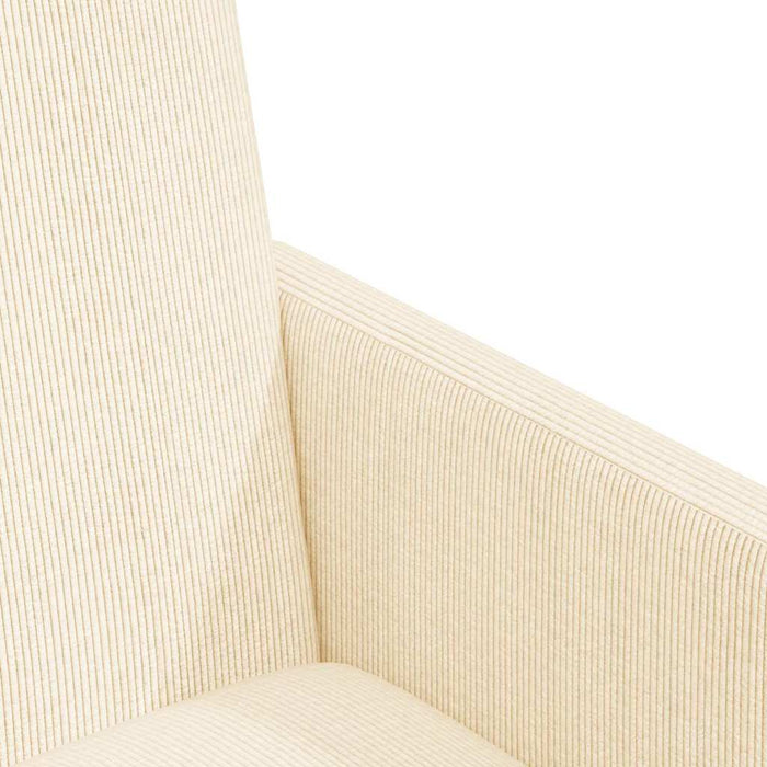 Scaune de dining cu roți cu roți 2 pcs Crem 57 x 66 x 94 cm - WALTI WALTI