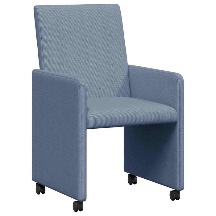 Scaune de dining cu roți cu roți 2 pcs albastru 57 x 66 x 94 cm - WALTI WALTI